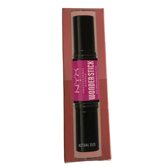 NYX Makeup Wonder Stick Dual-Ended Cream Blush Light Peach & Baby Pink - Picture 1 of 6